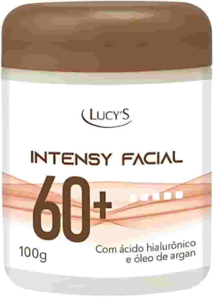 Creme Facial Rosto 60 Para Rugas Antirrugas Antissinais com Ácido Hialurônico e Óleo de Argan 100g