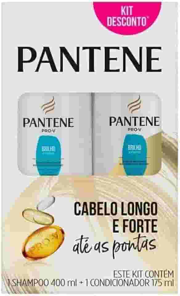 Kit Shampoo+Condicionador Pantene Brilho Extremo, PANTENE