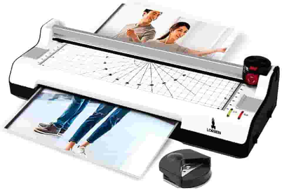 Plastificadora Laminadora Refiladora 5x1 A4 Documentos Cartões 220V Lorben