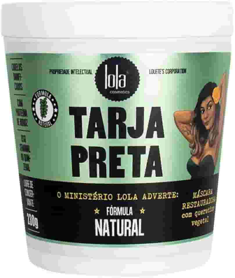 Tarja Preta Máscara de Queratina Vegetal 230g , Lola Cosmetics