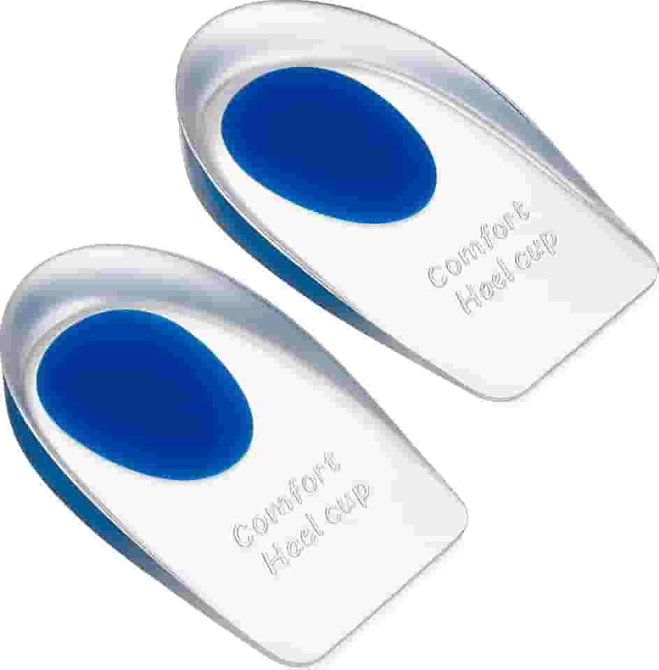 Palmilha Ortopédica de Silicone Gel e Alívio de Dor Calcanhar Conforto para Sapato Esporão Calçado Anti Fascite Dor Sking