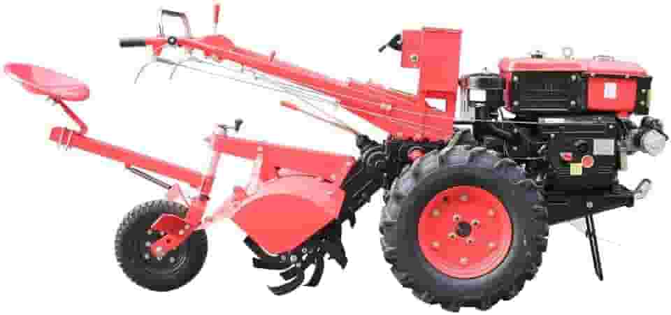Micro Trator Motocultivador 12.5 hp Diesel com Enxada Rotativa Motor Partida Elétrica Tipo Tobata