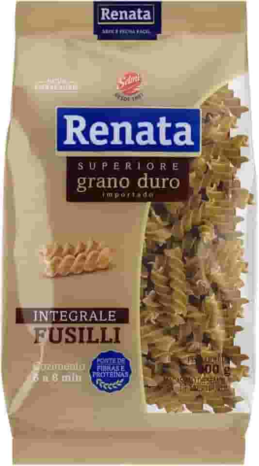 Macarrão Integral Fusilli N2 500g Renata Integrale