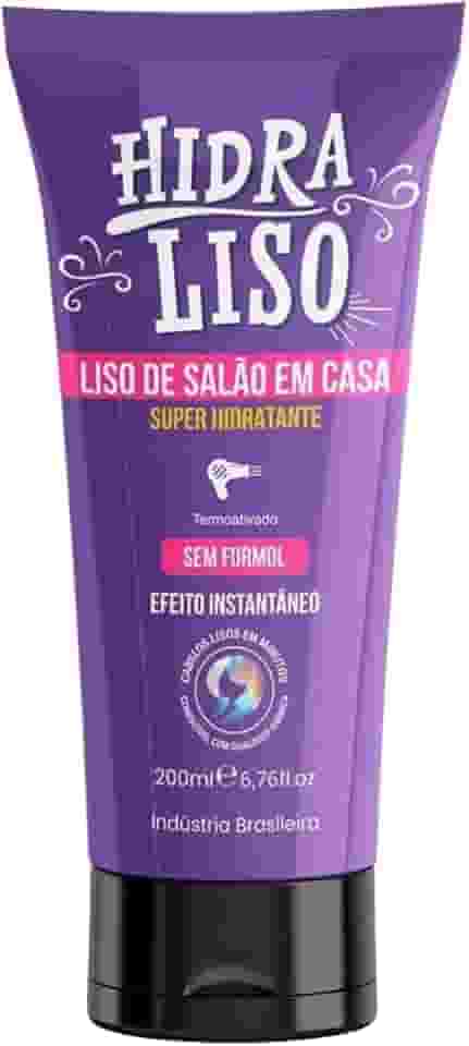 1 HidraLiso - Liso de Salao em Casa, Alisante Para Cabelo Organico, Progressiva de Chuveiro Sem Formol