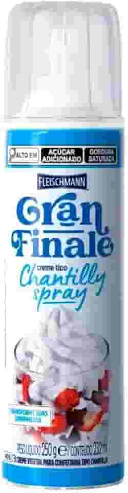 Creme Chantilly Fleischmann Gran Finale Frasco 250g Spray