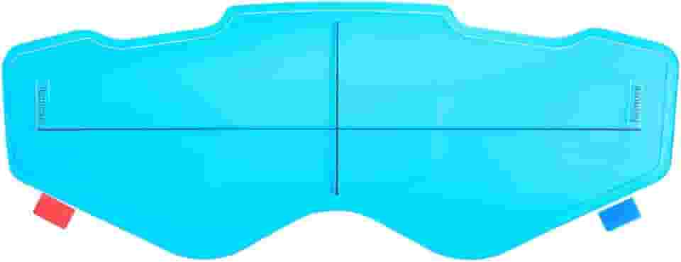 WeePro Película Antiembaçante Para Viseira De Capacete Motocicleta, Protetor Facial Compatível Com Arai Xd4, Antiembaçante, Visão Nítida, Sem Neblina, Dias Frios E Chuvosos, 9,4 Cm X 27,7