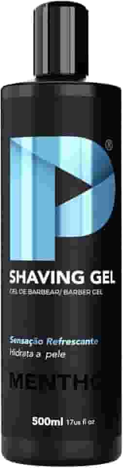 Shaving Gel De Barbear Play Barber 500g Menthol Profissional