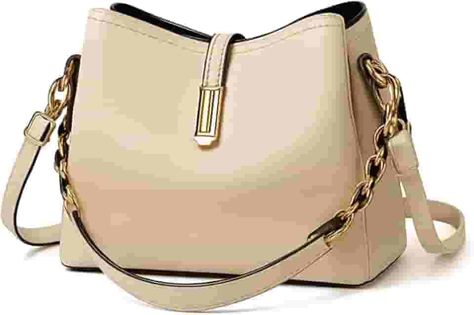 Bolsa Feminina Couro Plutônio Bolsa de Ombro Mão Transversal para Uso Diário Luxo Bolsa de Mão Multicamadas Tamanho Médio Moderna