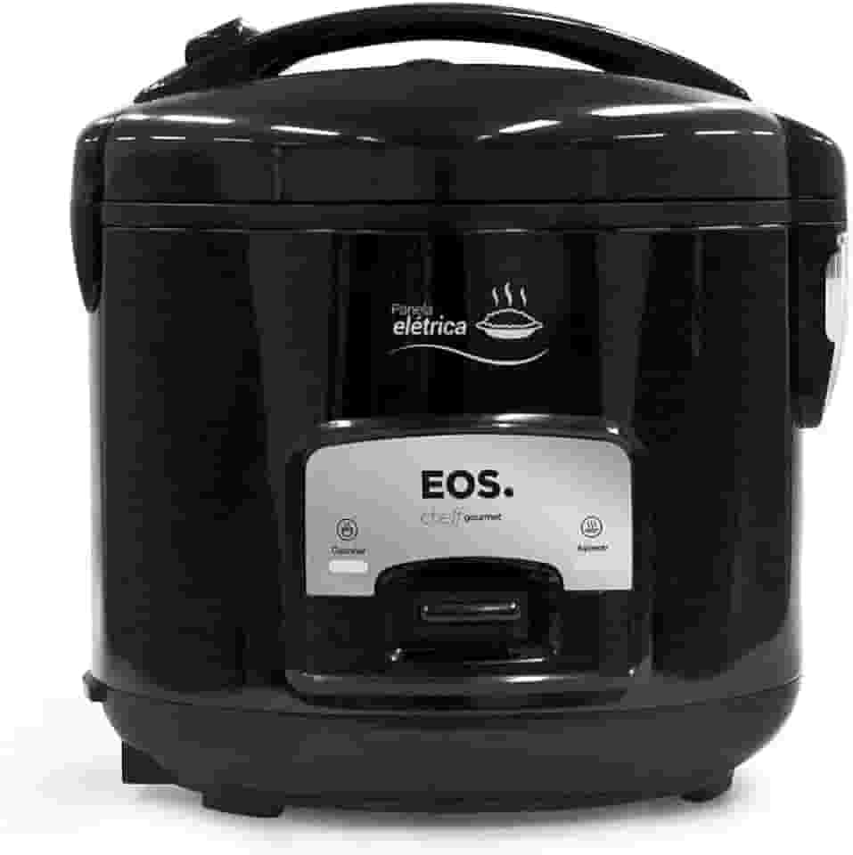 Panela Elétrica de Arroz Eos 5 Xícaras Preta Epa05p 110v