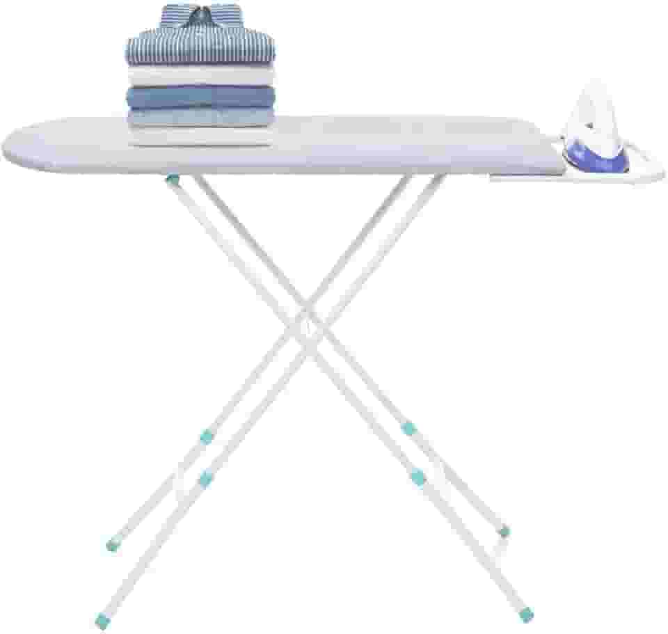 Tabua de Passar Roupa Com Suporte para Ferro Tecido Termico Mesa Passadeira