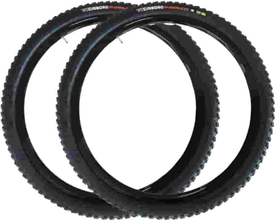 Par De Pneu Bicicleta Bike Aro 29 Cinborg Parrudo Hd Cravado - Com Camaras Bico Grosso