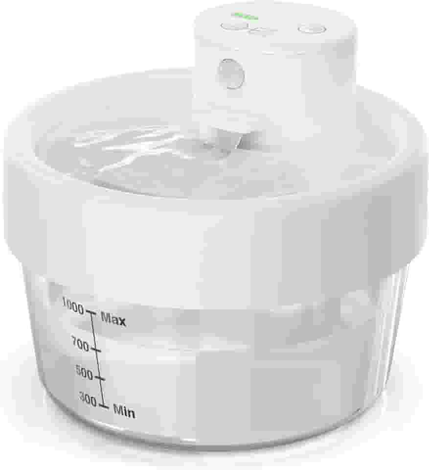 fonte de água para gatos sem fio, fonte de água para gatos operada por bateria: fontes de água de 34 onças / 1 l para gatos internos com sensor de movimento, bomba ultra silenciosa -