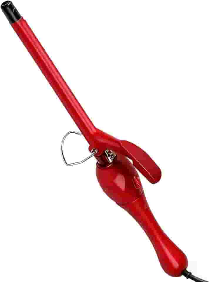 Modelador De Cachos Ionização Ondas Profissional Cacheador 220V 127V 9 mm Anti Frizz À Prova Negativos Sem Danos Ao Cabelo Rápido Aquecimento (Vermelho)