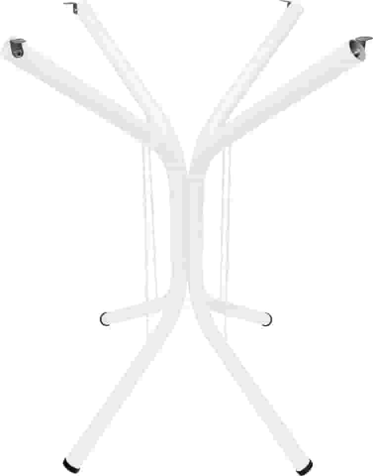 Pé Base Isa 75cm Mesa Cozinha Jantar Madeira Granito Marmore Quadrado ou Redondo (Branco)