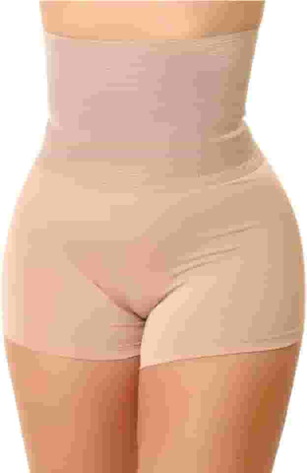Short Modelador Cinta Compressão Cós Alto Confortável Feminino