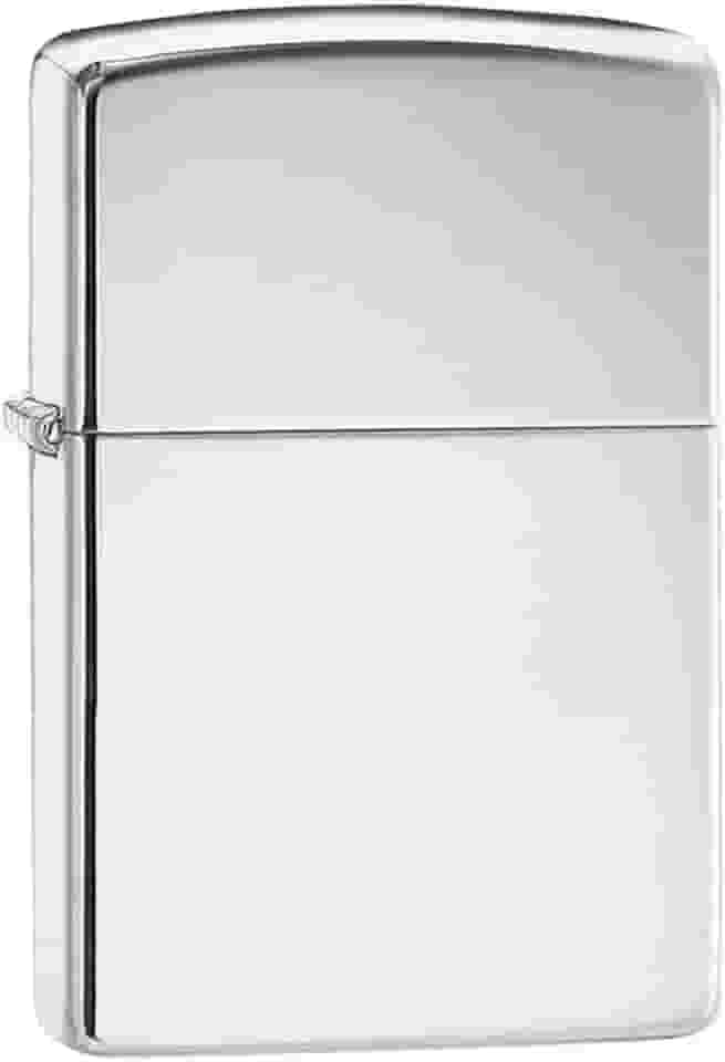 (Classic, High Polish Chrome) - Zippo Lighter - High Polished Chrome Windproof Lighter