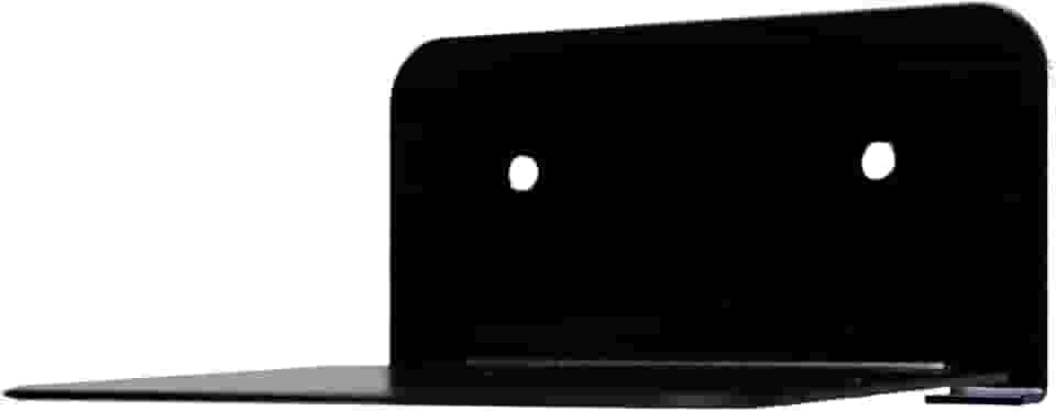 Kit Com 3 Prateleiras Invisível Para Livros De Parede Cor Preto