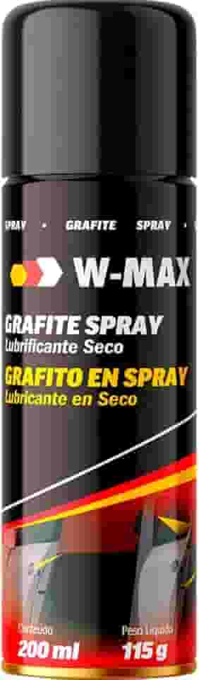 Grafite em Spray Lubrificante Automotivo Para Uso Geral Fechaduras Portas Cadeados W-Max 200ml Wurth