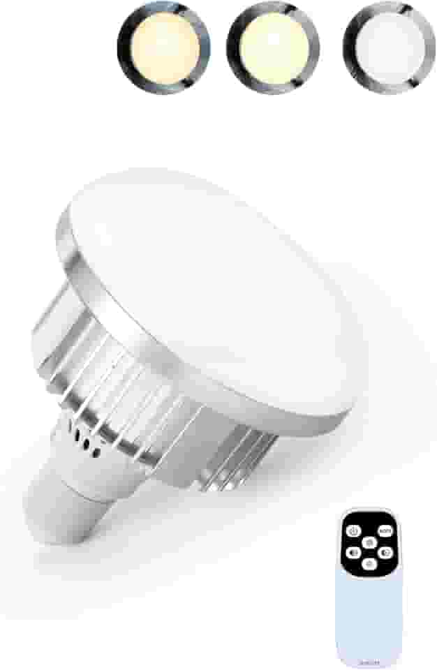 Lâmpada LED E27 de 85 W para kit de iluminação de guarda-chuva/softbox, temperatura de cor regulável 2700-6500 K, lâmpadas de controle remoto para estúdio de fotografia e vídeo, fotografia de