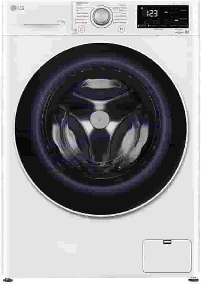 Lava e Seca Smart com Inteligência Artificial AIDD 12Kg LG VC5 CV3012WC5 Branco (110, Volts)