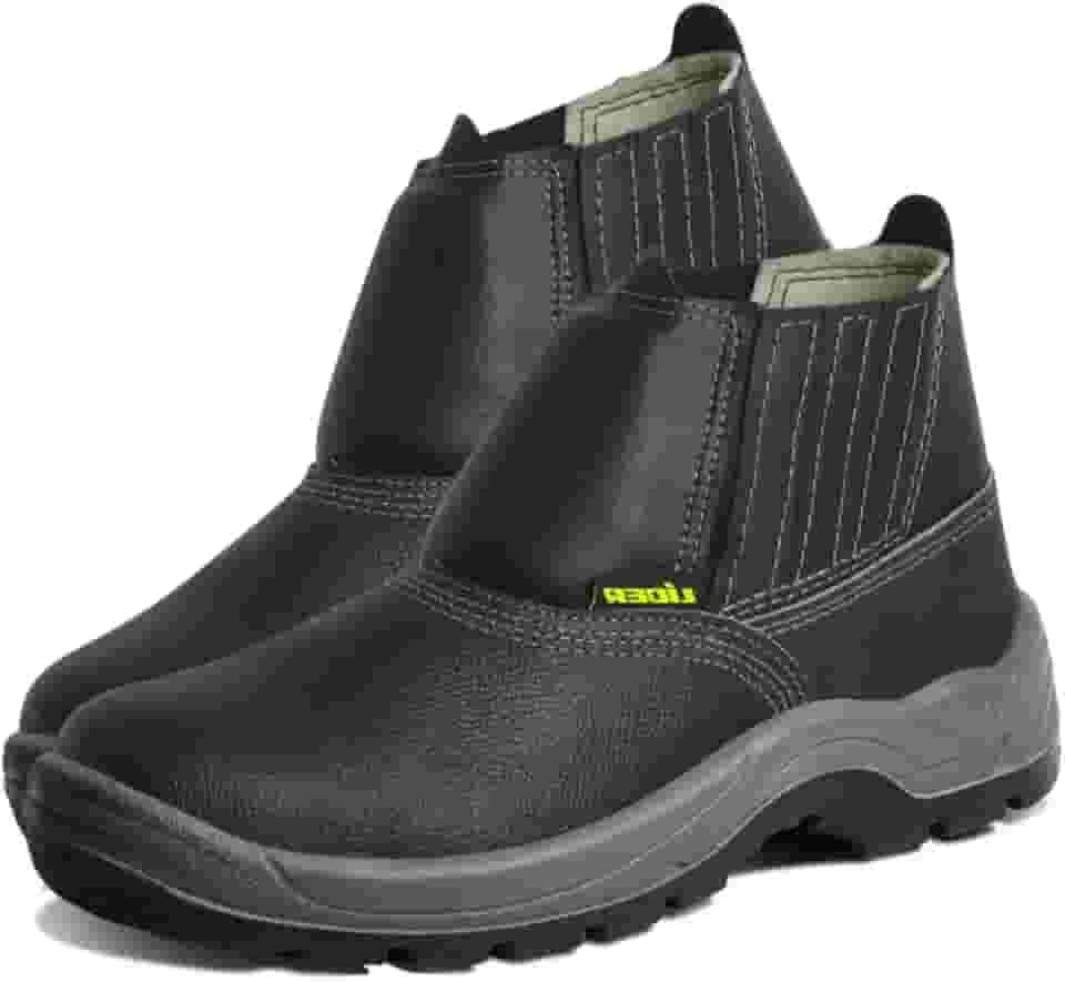 Botina Bota EPI para trabalho Unissex - L102PVC Lider com Bico de PVC e solado Duplo (40)