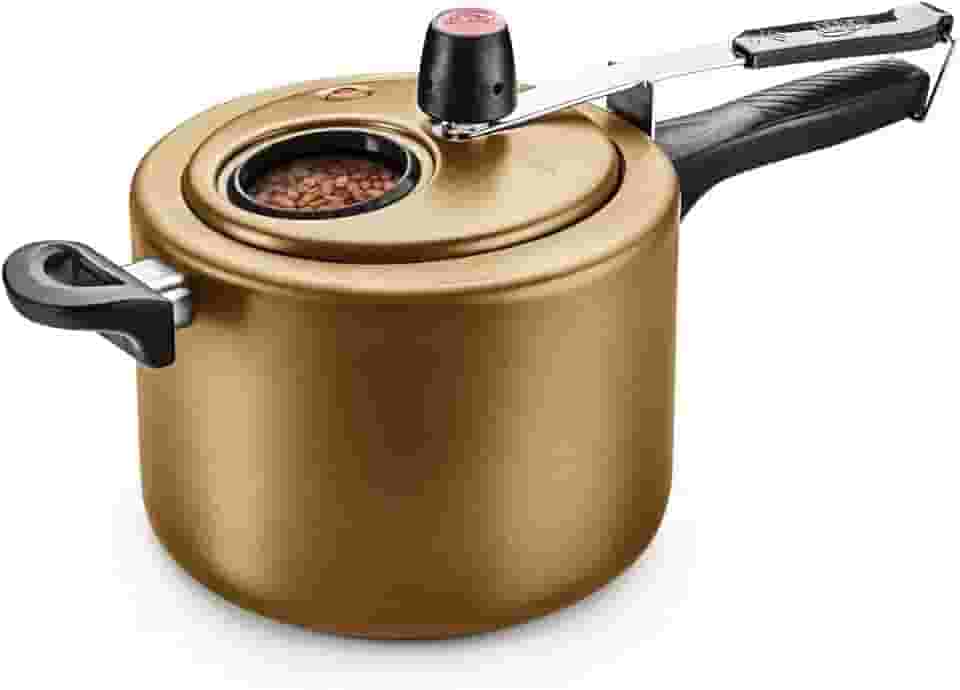 Panela De Pressão 4.5 Litros Visor Antiaderente Gold - Mta, MTA
