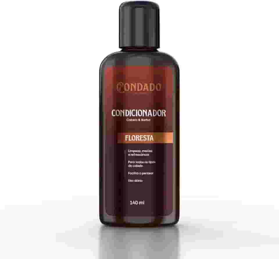 Condicionador Condado Oceano Floresta Masculino Refrescante Hidratante Cabelo Barba Nutritivo 140 ml (Floresta (Amadeirado))