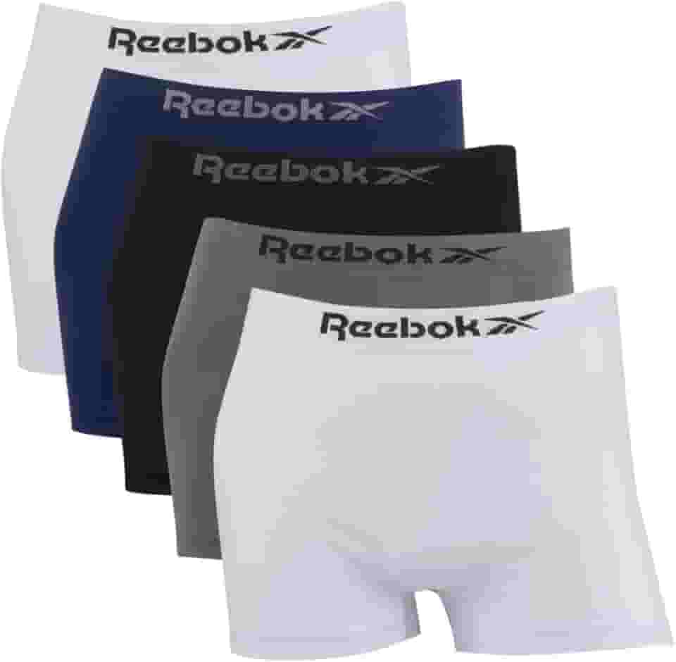 Kit 5 Cuecas Reebok Boxer Classic Microfibra Sortido Sortido
