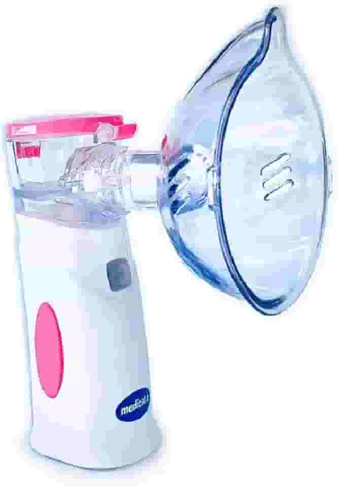Medicate Inalador Portátil Mesh Colors Com Bateria Recarregável Rosa