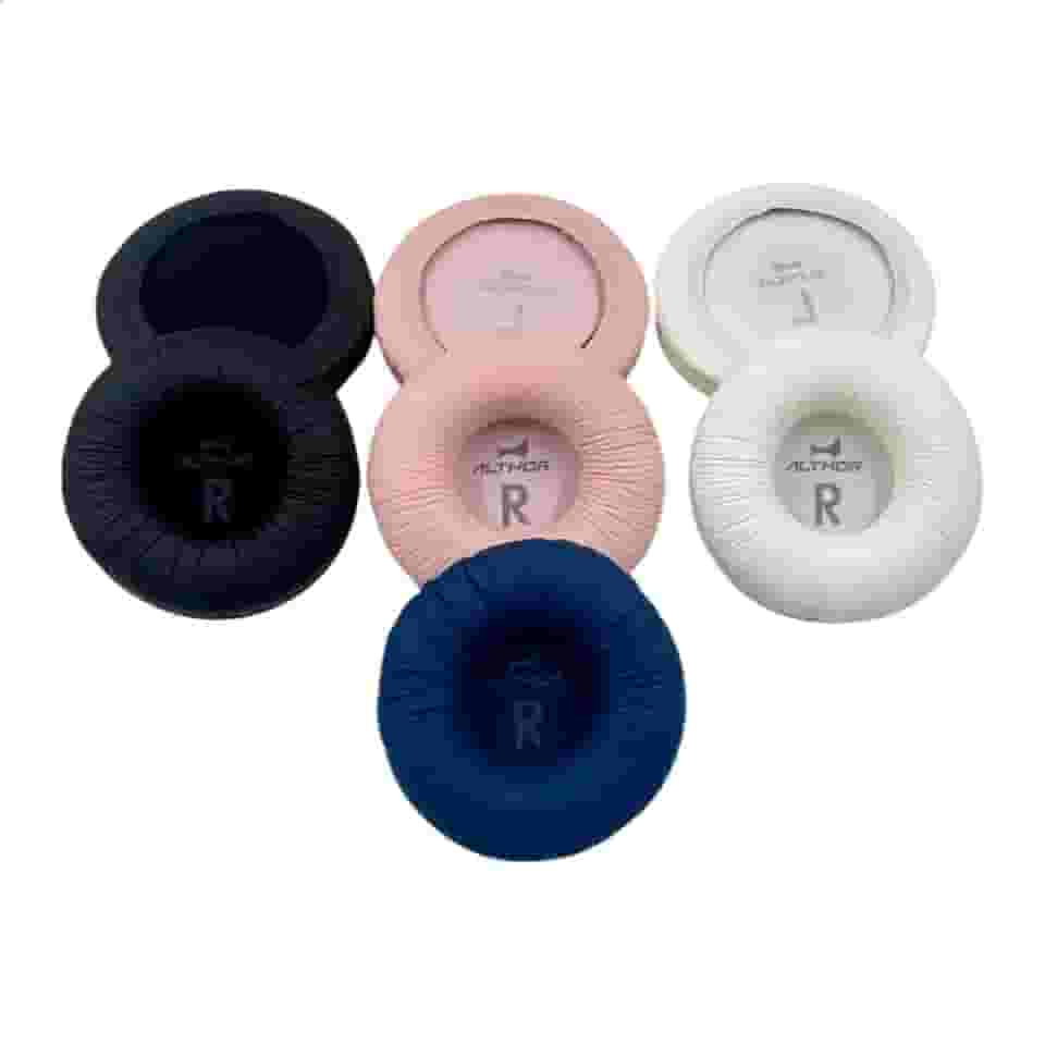 Par de Almofada Espuma Fone de Ouvido Compatível com JBL Tune600 T500 T500bt T450 T450bt (Preto)