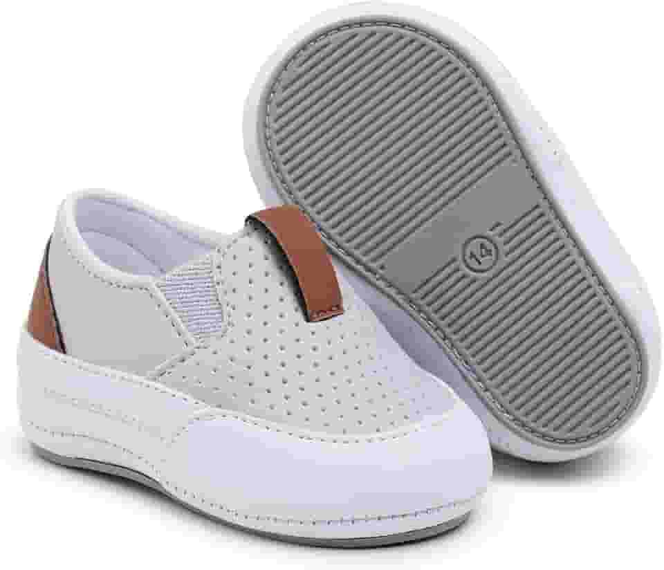 Sapato Tênis De Bebê Infantil Primeiros Passos Casual Para Batizado