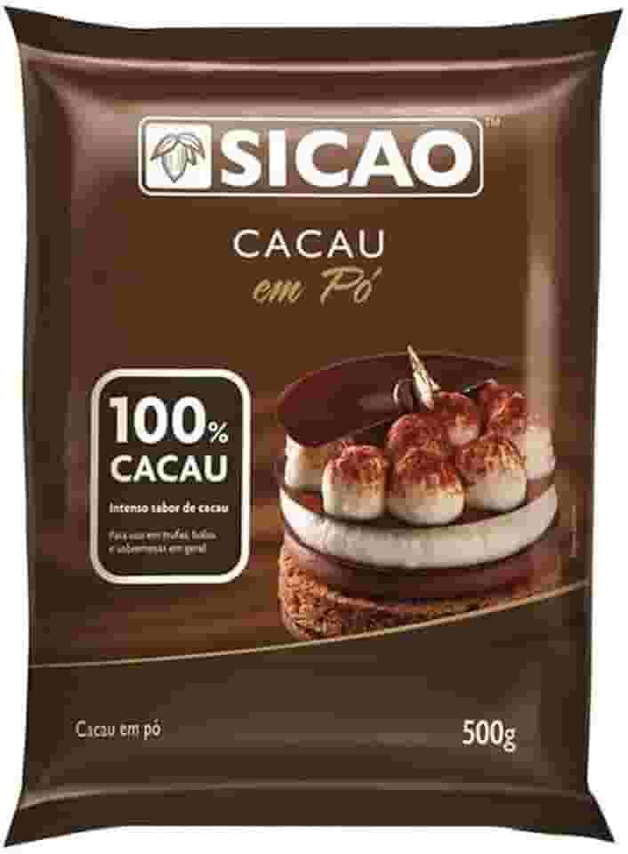 Cacau em pó 100% Sicao 500g