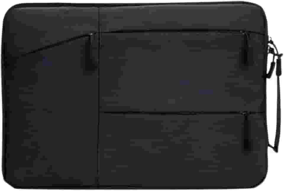 Pasta Case Capa Proteção Para Notebook Apple Macbook Air Pro com Bolsos Frontais e Alça Preto