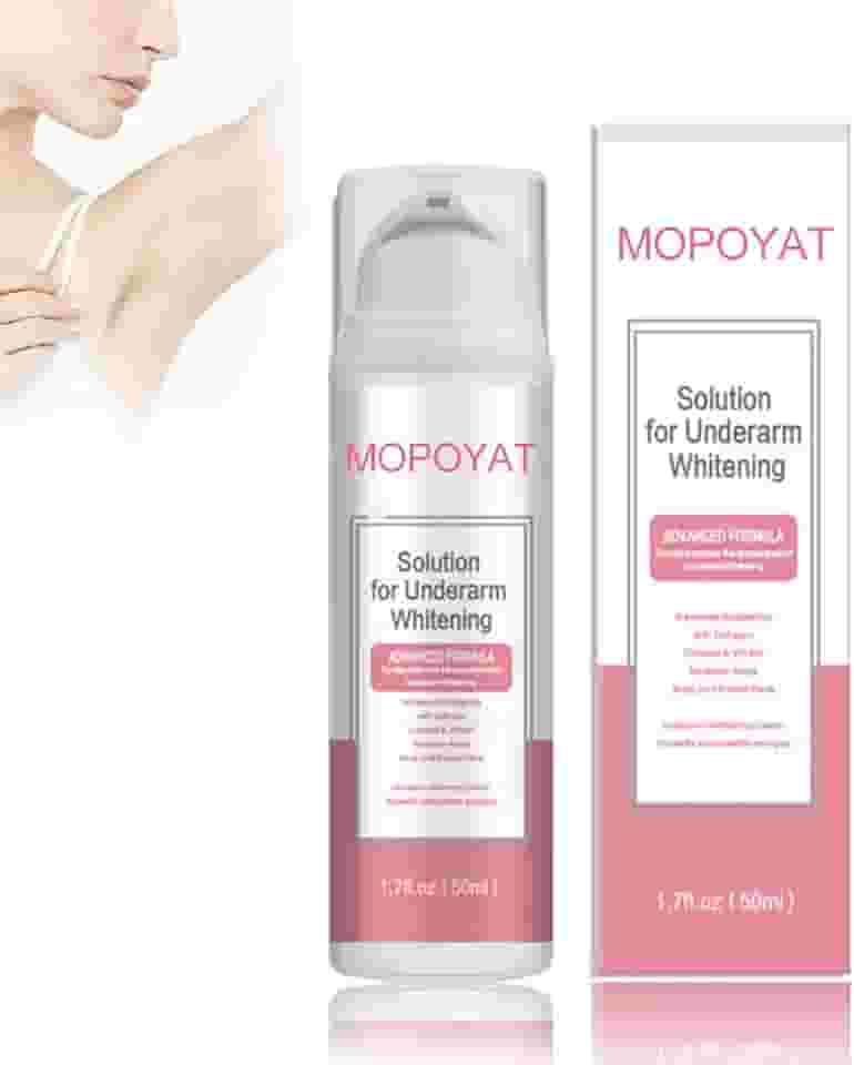 Clareador Corporal Avançado para Axilas e Áreas Íntimas, Fórmula Sensível com Colágeno, 50ml, Solução Clareadora para Pescoço, Cotovelo e Joelho