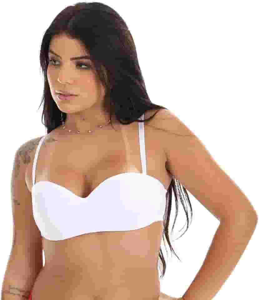 Sutiã Tomara Que Caia Com Bojo Alça Removível Fristyle Poliamida Feminino Adulto