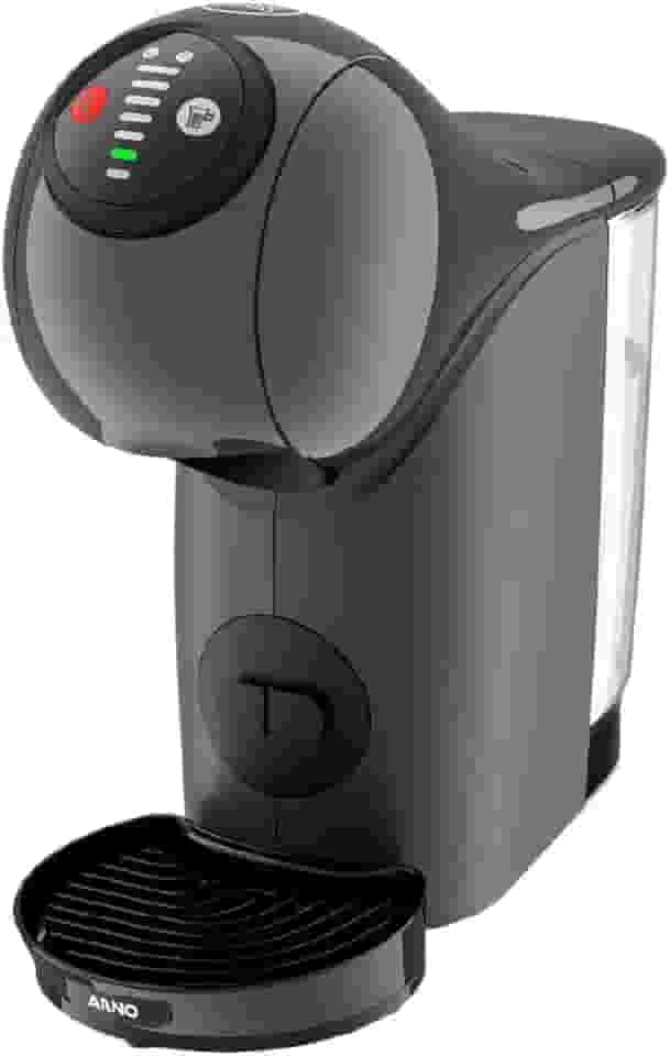 Cafeteira Arno Nescafé Dolce Gusto Genio S Basic Grafite DGS5, Multibebidas, 15 Bars, Função XL, Tanque Removível, Função Eco Mode, 110V