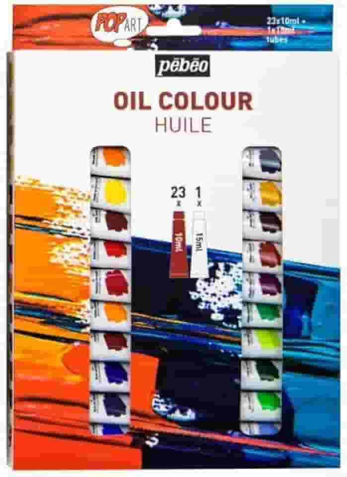 Tinta A Óleo Pébéo Pop Art 24 Cores Mix