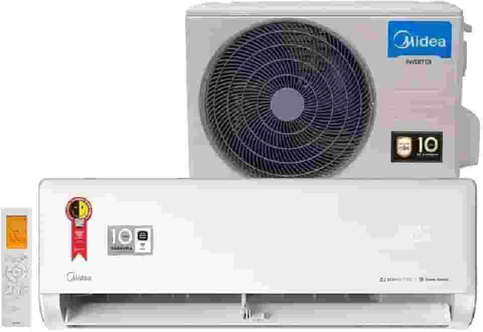 Ar Condicionado 9000 Btus Split Hi Wall Inverter Midea Frio Ai Ecomaster 220v