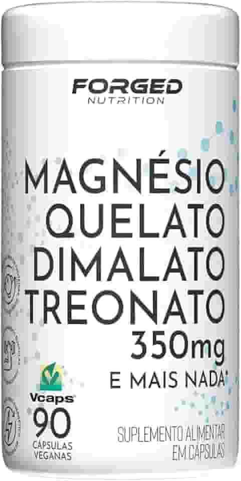 Magnésio Quelato Dimalato Treonato 350mg 90 Vcaps - Forged