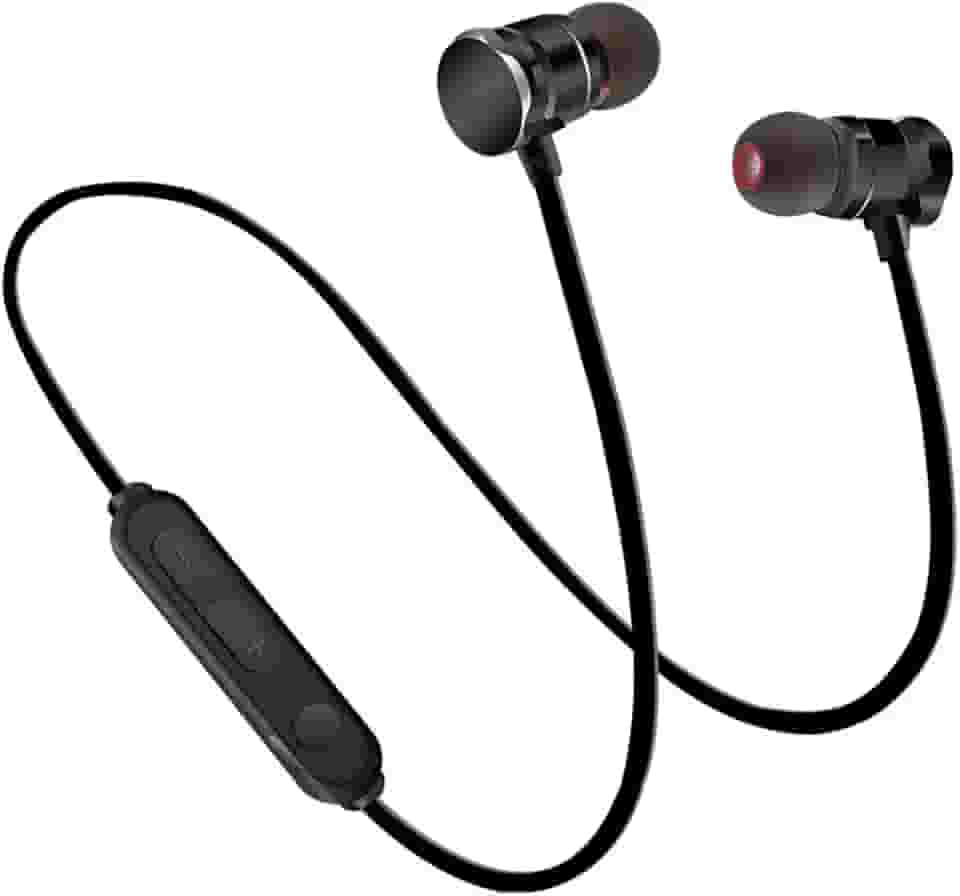 CIC Fone de Ouvido Bluetooth Magnético Esportivo Estéreo Sem Fio Intra-Auricular para Corrida Preto com Microfone de Alta Definição com Longa Duração Reduz Ruídos, Preto