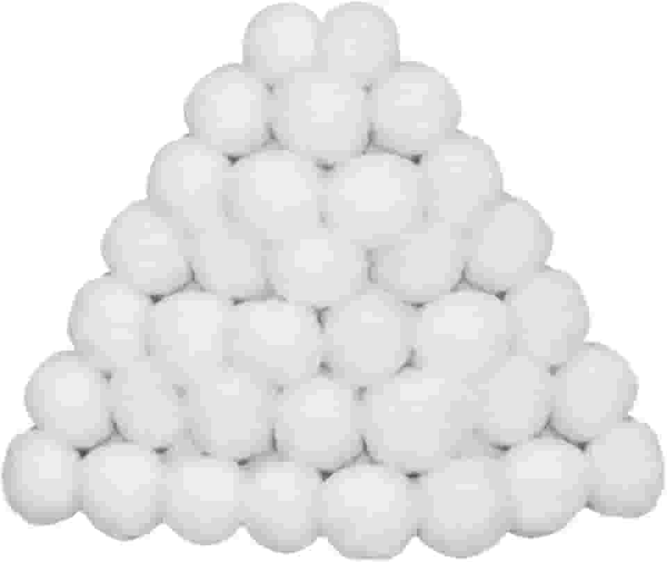 Bolas de filtro | Meio filtrante de piscina, bomba de substituição eficiente para lagos de água limpa e lagoas externas