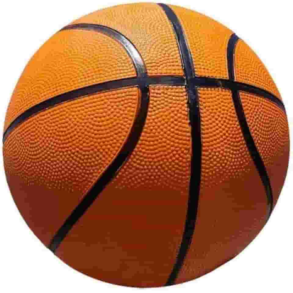 Bola de Basquete Profissional, Tamanho 7, Laranja, Material PVC, para Quadras de Cimento, Parques, Ruas, Interior e Exterior