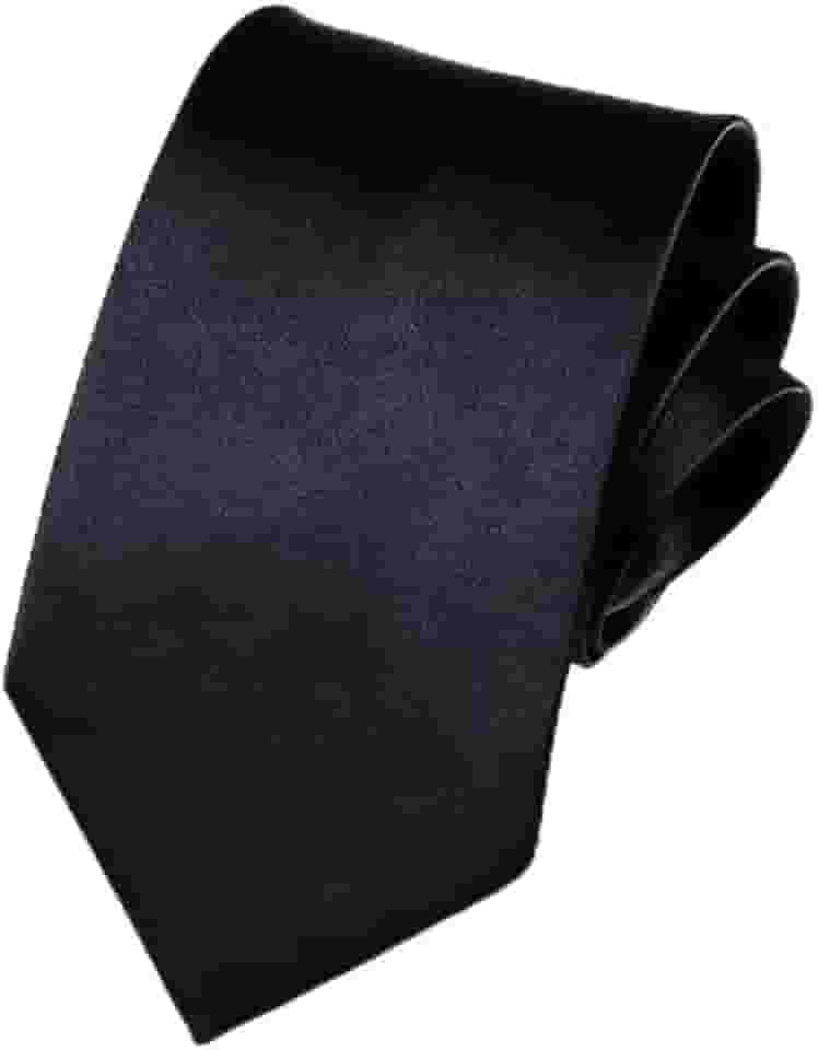 Gravata skinny clássica para homens, gravata de negócios de cor sólida de 8 cm de largura, para ternos formais profissionais e roupas de escritório