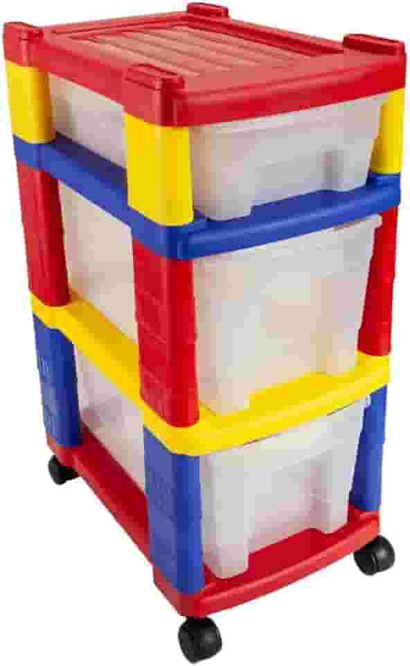 Gaveteiro Colorido Infantil Tritec Plásticos