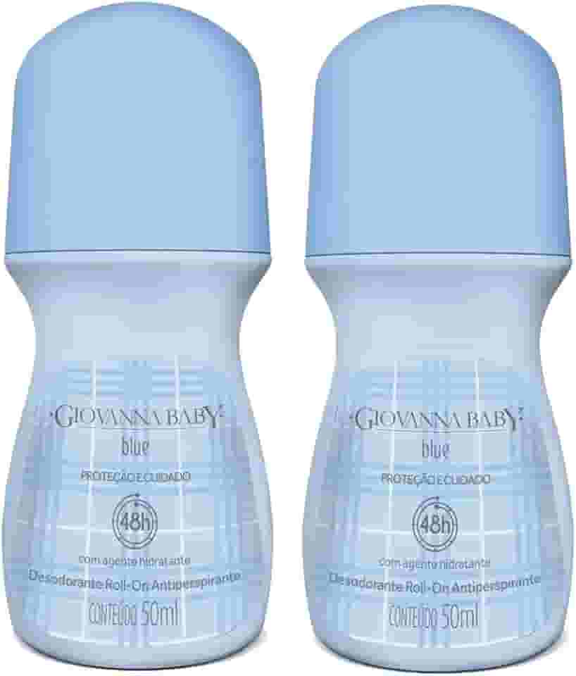 GIOVANNA BABY Desodorante Roll-On Azul 50 Ml 2 Unidades Giovanna Baby