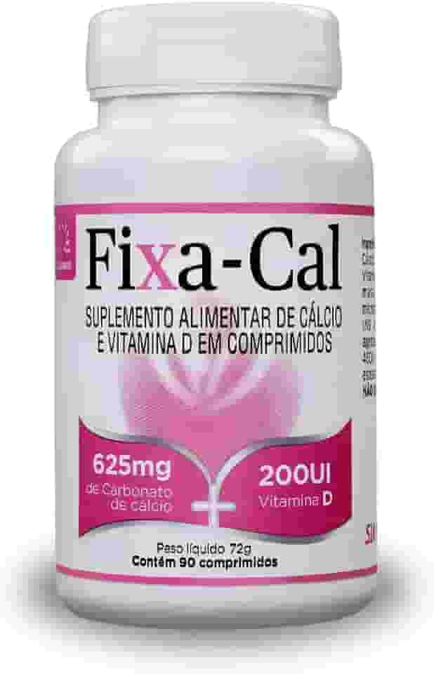 Fixa-cal Carbonato Cálcio 625mg +vitamina D 90 Cp - Saúde Óssea