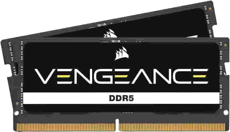 CORSAIR Memória de computador Vengeance SODIMM DDR5 RAM 96GB (2x48GB) 4800MHz CL40 Intel XMP iCUE compatível - Preto (CMSX96GX5M2A4800C40)