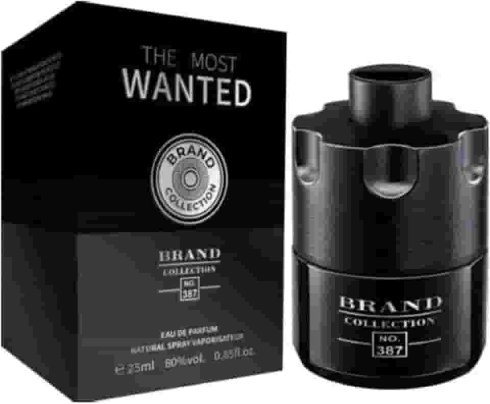Perfume Masculino The Most Wanted Brand Collection 25 ml – Alta Fixação, Fragrância Oriental Amadeirada, Inspiração Importada Premium