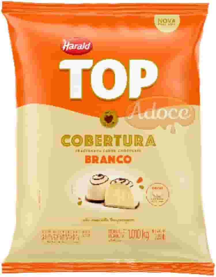 Cobertura Fracionada Top Branco Gotas 1,010kg Harald