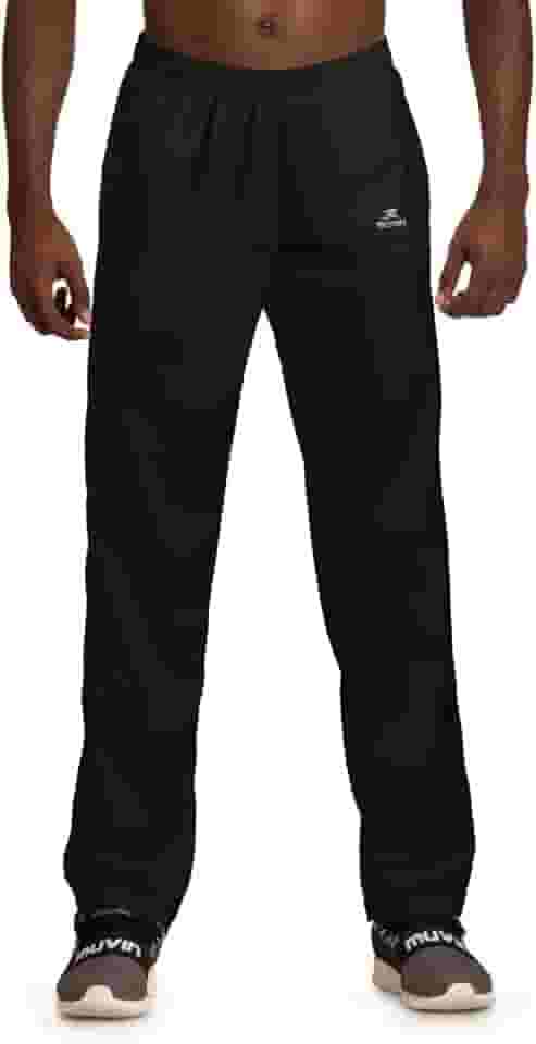 Calça Esportiva de Tactel com Elastano Muvin - Masculino - Adulto - Calça de Treino - Calça Modelagem Ampla - Calça com Bolsos Laterais e Cordão de Ajuste Interno - Calça com Cós Elástico